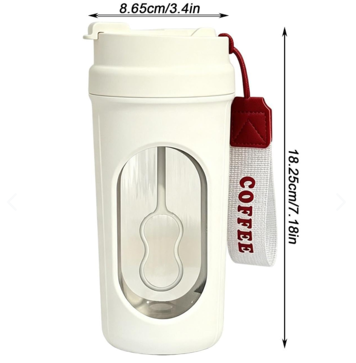 Vaso Mezclador Proteina Suplementos Cafe