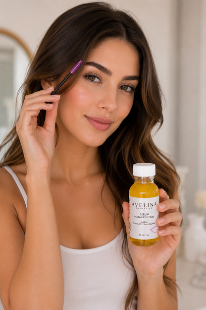 SERUM CRECE CEJAS Y PESTAÑAS AVELINA - MULTIUSOS 3 EN 1